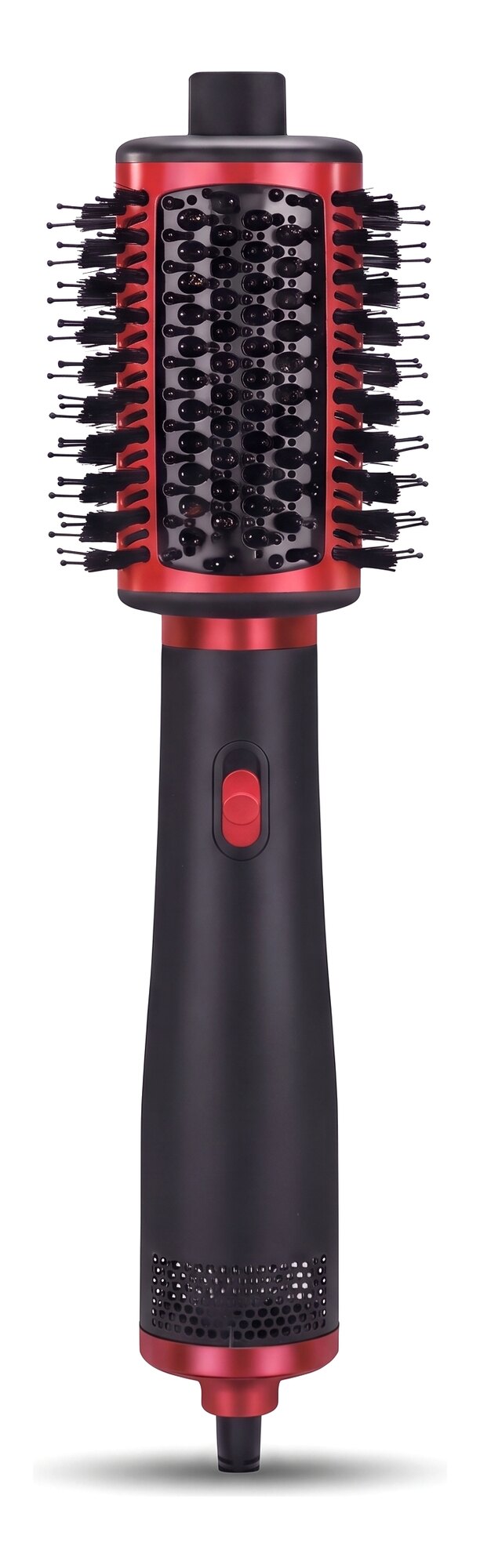 Brosse soufflante ENZO One Step Plus seule, poignée noire et cylindre rouge