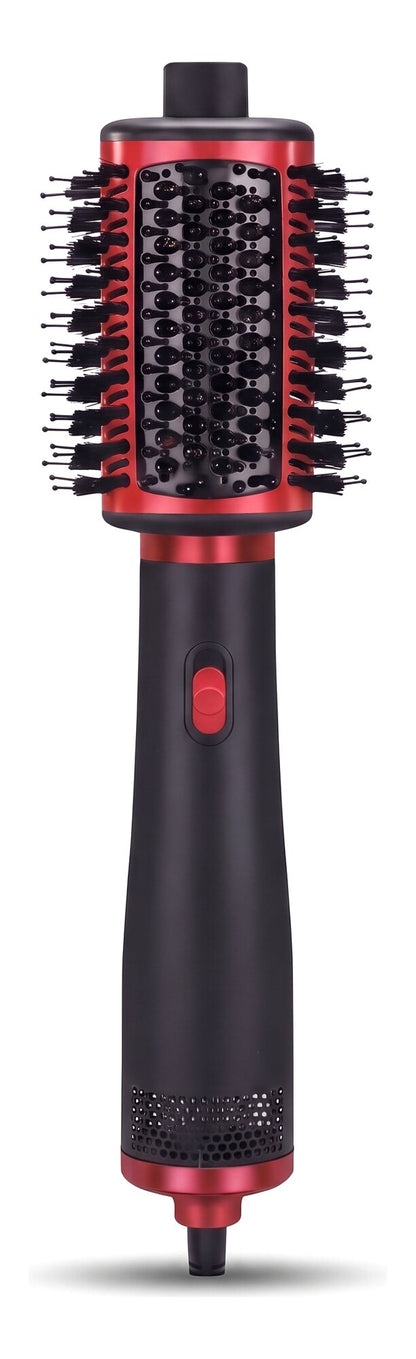 Brosse soufflante ENZO One Step Plus seule, poignée noire et cylindre rouge