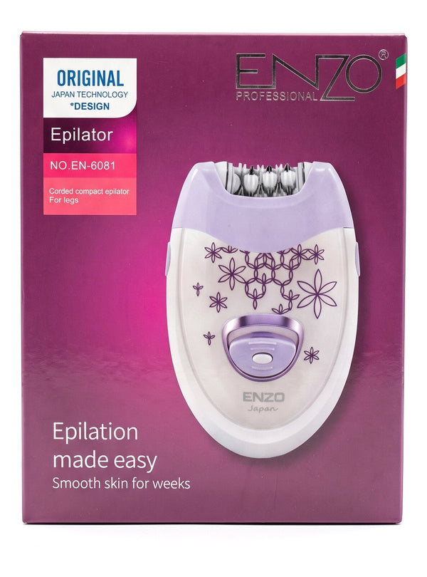 Boîte de l'épilateur compact ENZO, modèle EN-6081